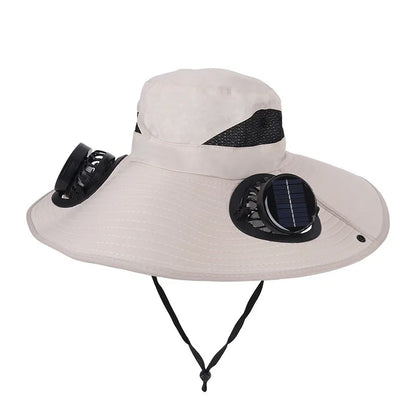 Solar Rechargeable Cooling Fan Hat