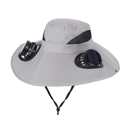 Solar Rechargeable Cooling Fan Hat